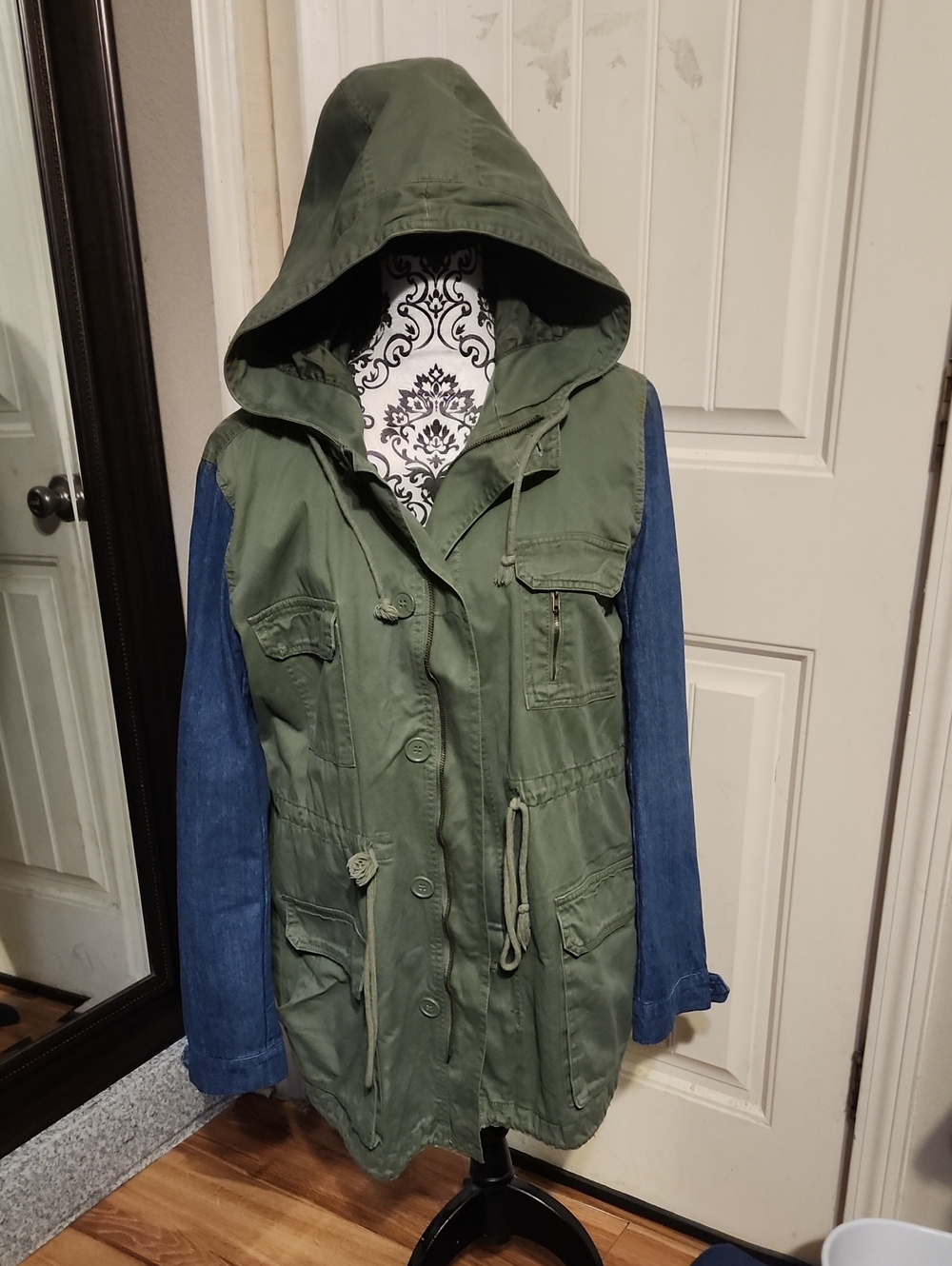 La Hearts Utility Jacket Long Medium Used